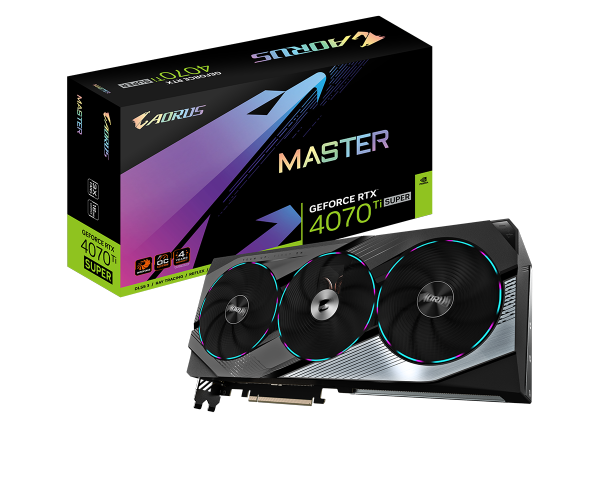 כרטיס מסך AORUS GeForce RTX 4070 Ti Super Master 16GB